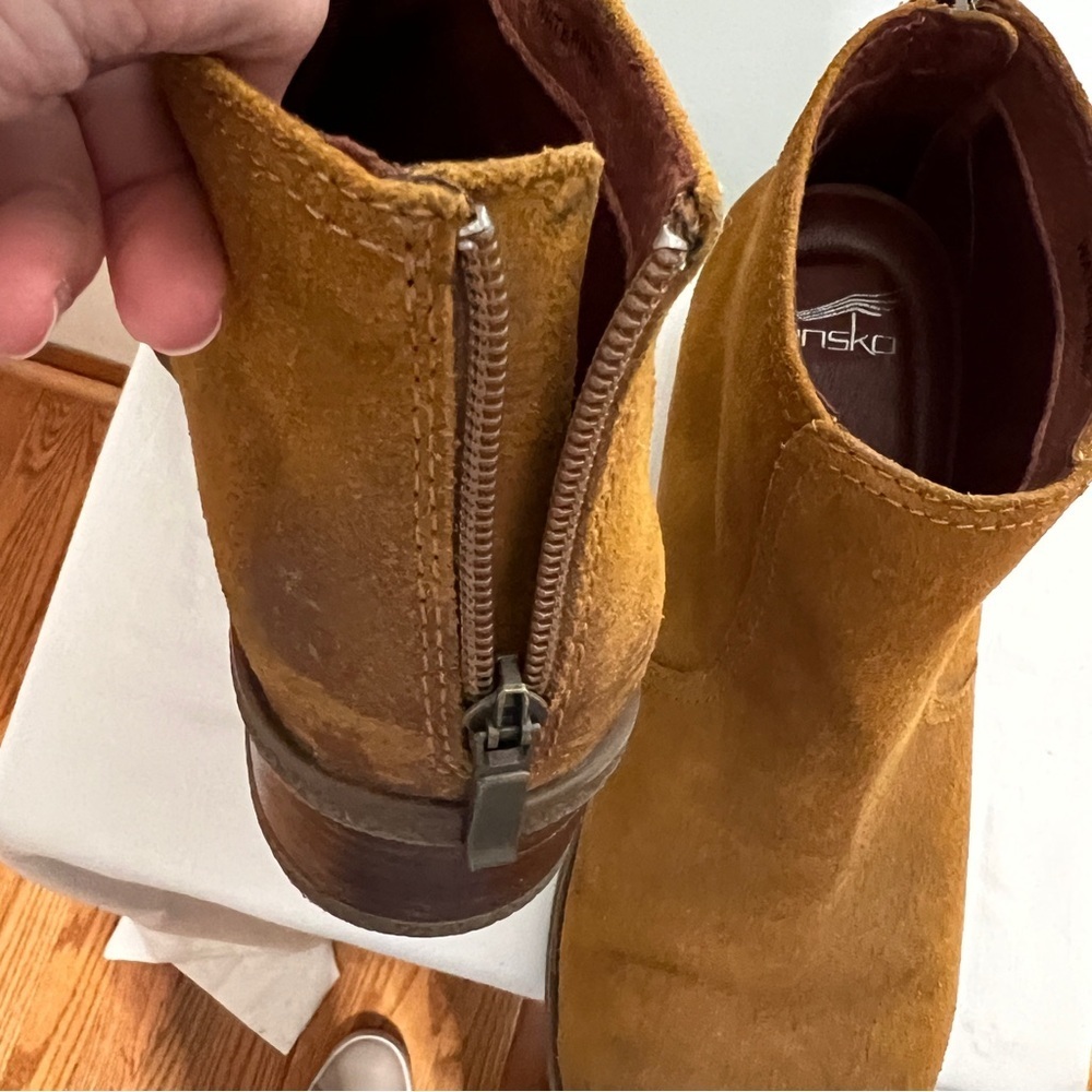 Dansko Waterproof Suede Leather Ankle Boots Size EU 39 - Picture 7 of 10